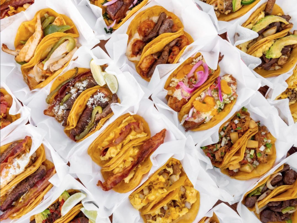 Tacos i bakker fra Tacos Foodtruck